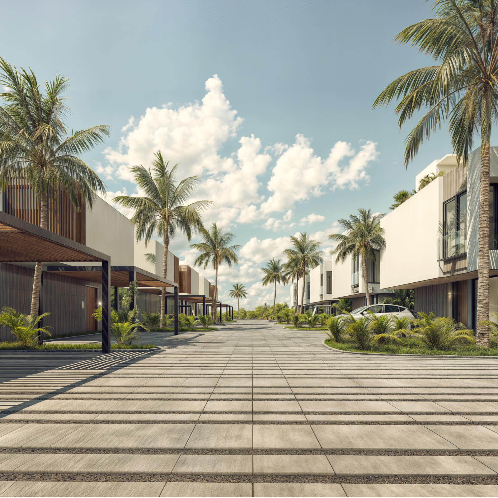 Residences — villa exterior con piscina